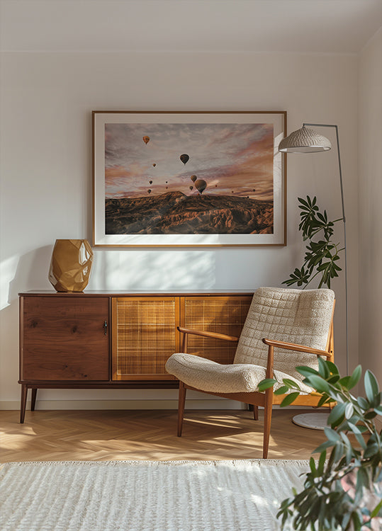 Kappodokien-Heißluftballon-Poster