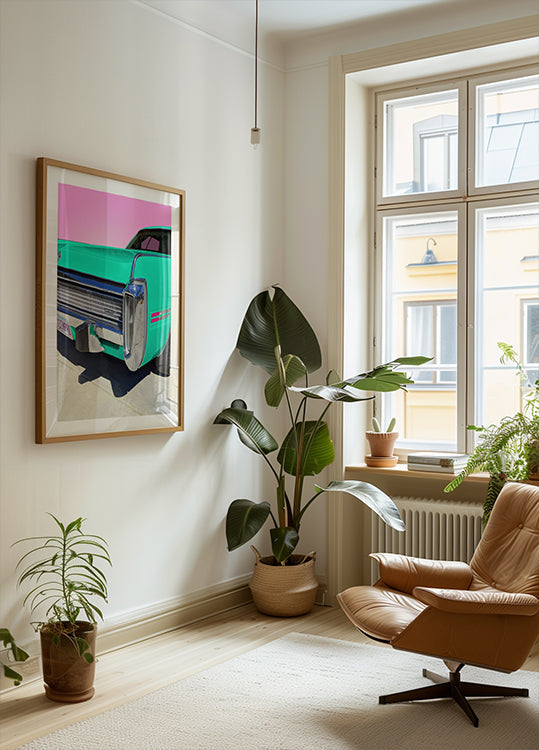 Mintgrünes 73 Imperial Poster