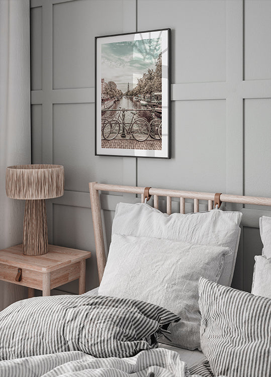 Typisch Amsterdam | Poster im urbanen Vintage-Stil