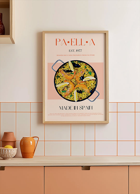 Paella-Perfektion-Poster