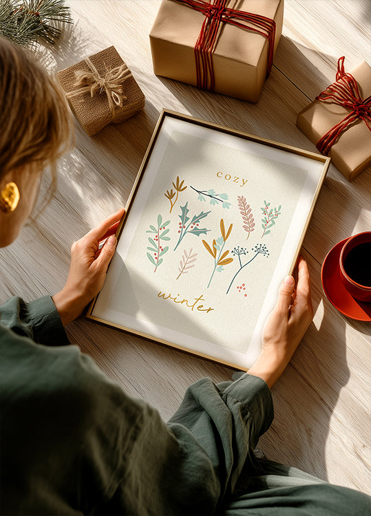 Gemütliches Winterposter