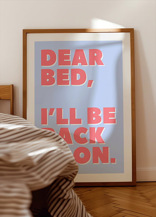 Brief an mein Bett Poster