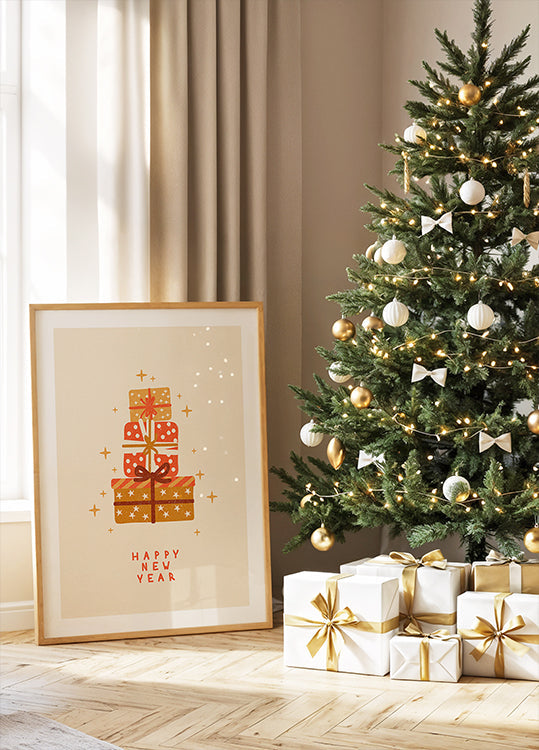Mountain of gifts Plakat - Posterbox