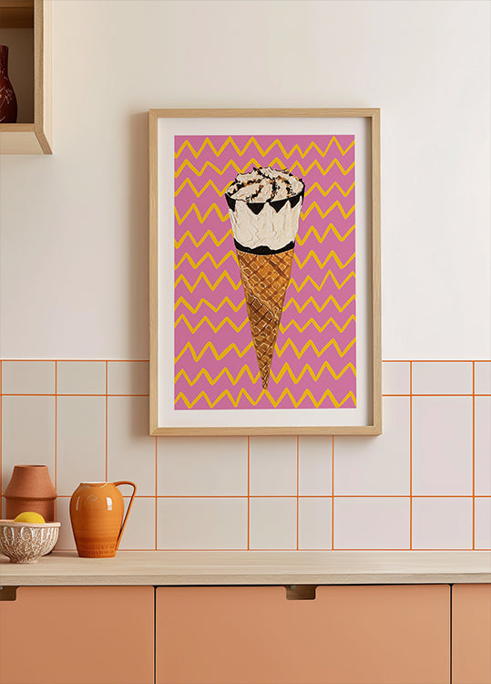 Cornetto Pink Poster