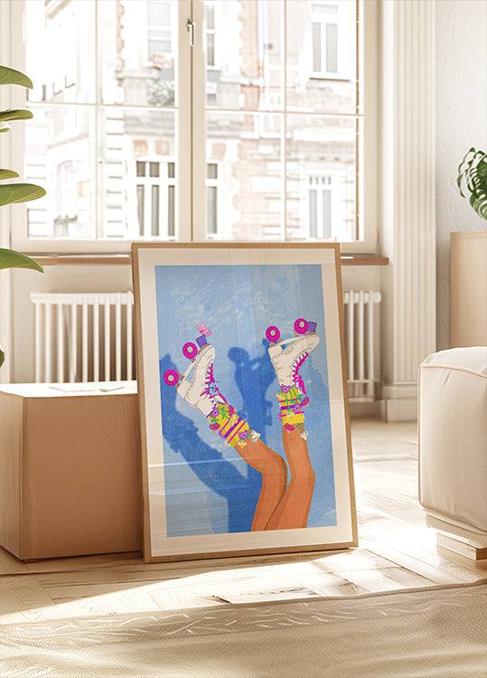 Skate wie ein Mädchen Poster