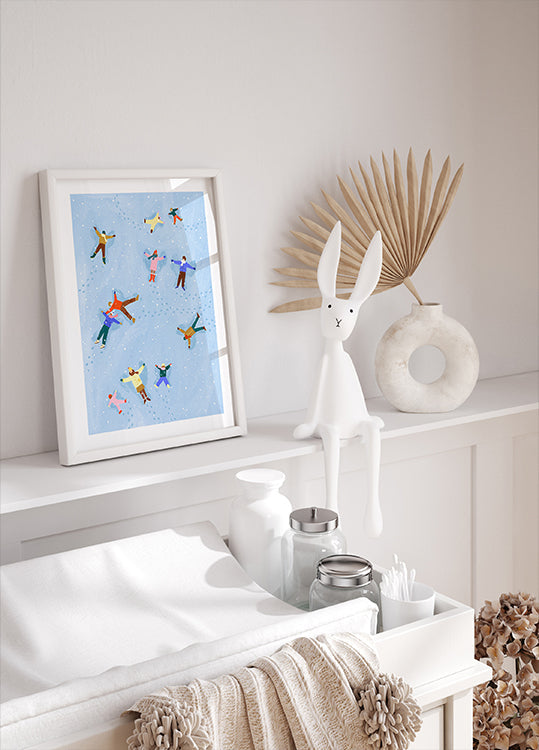 Snowy Angels Delight Poster