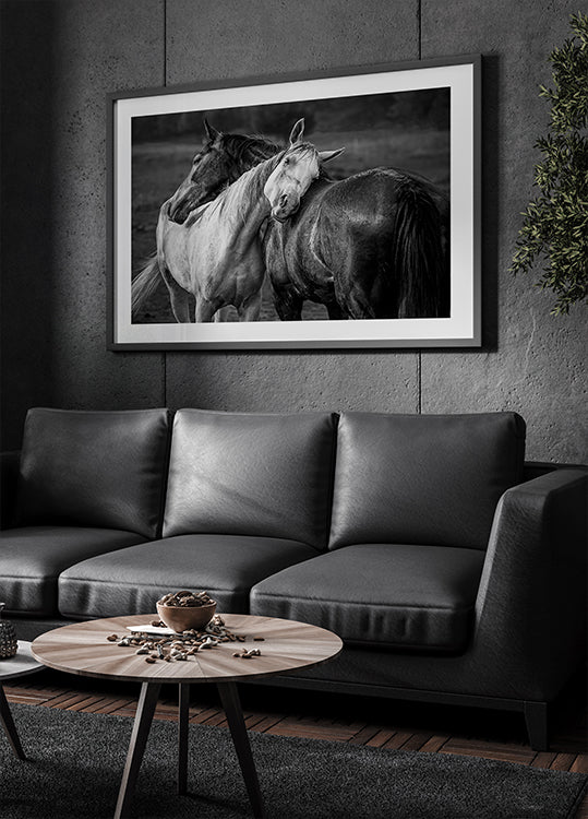 Poster mit warmem Regen