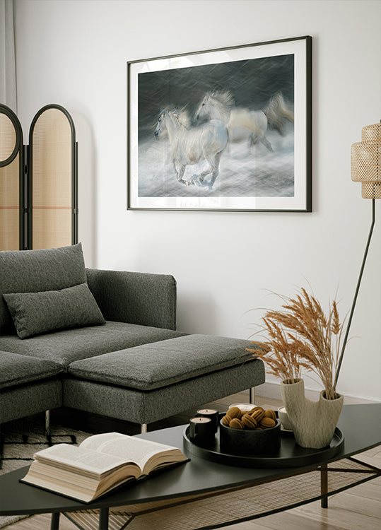 Galopp im Duell Poster