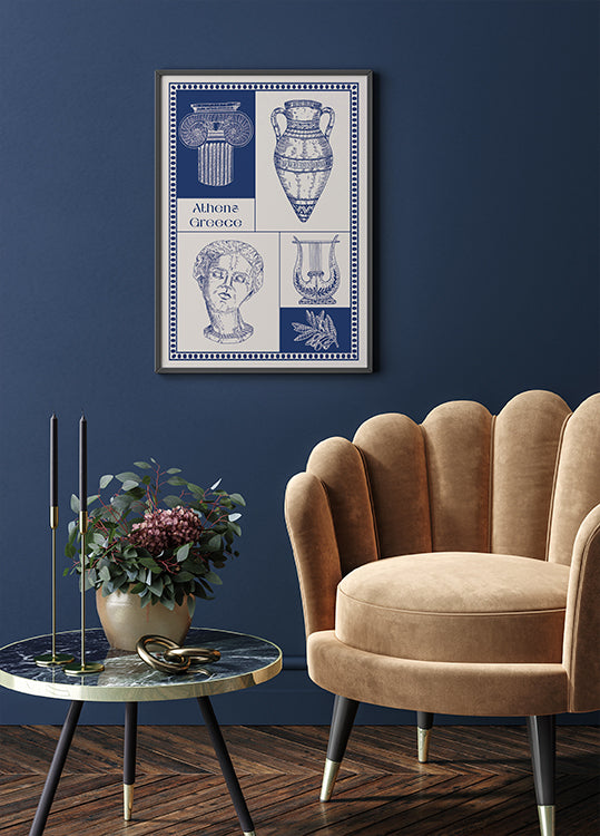 Athen Griechenland Kulturerbe Poster 