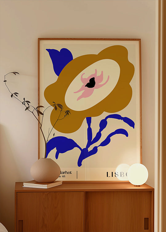 Flower Market. Lisbon Plakat - Posterbox