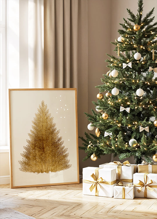 Ein frohes Weihnachtsplakat