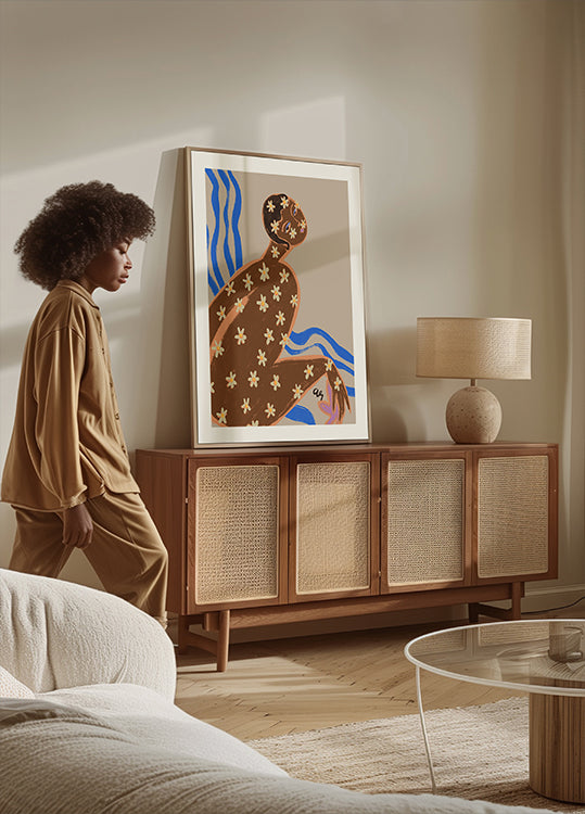 Blühendes Gänseblümchen-Poster