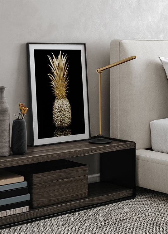 Goldene Ananas Poster 