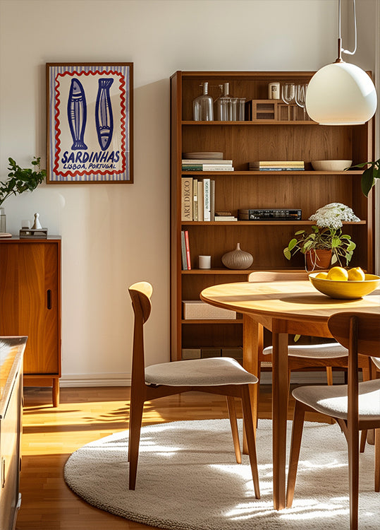 Lisbon Sardines Delight Plakat - Posterbox