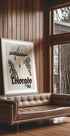 Colorado To Ski Plakat - Posterbox
