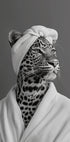 Lady Leopard Spa Day Plakat - Posterbox