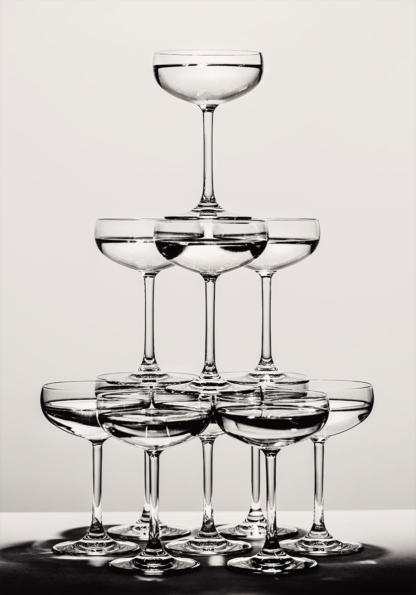 Champagne tower_6 Plakat - Posterbox