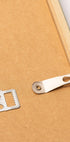 Sort Træramme, Kvadrat - Posterbox