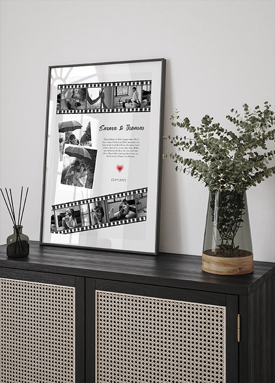 Anniversary Film Photo Collage Plakat - Posterbox