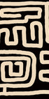 Beige Maze Lines Plakat - Posterbox