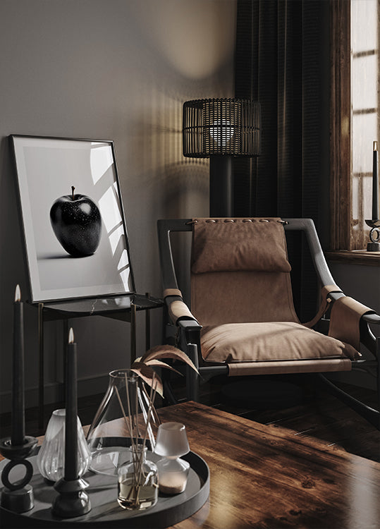 Black Apple №1 Plakat - Posterbox.dk