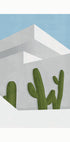 Cactus Shadows, Modern Desert Architecture Plakat - Posterbox