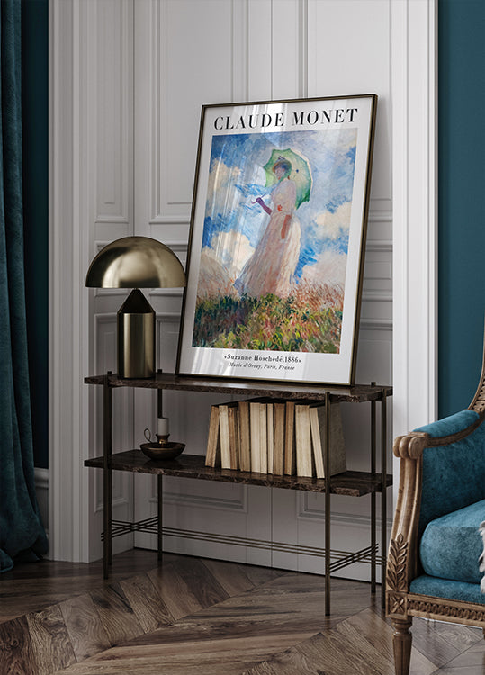 Claude Monet - Suzanne Hoschedé Plakat - Posterbox.dk