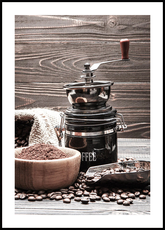 Coffee Mill Plakat - Posterbox.dk