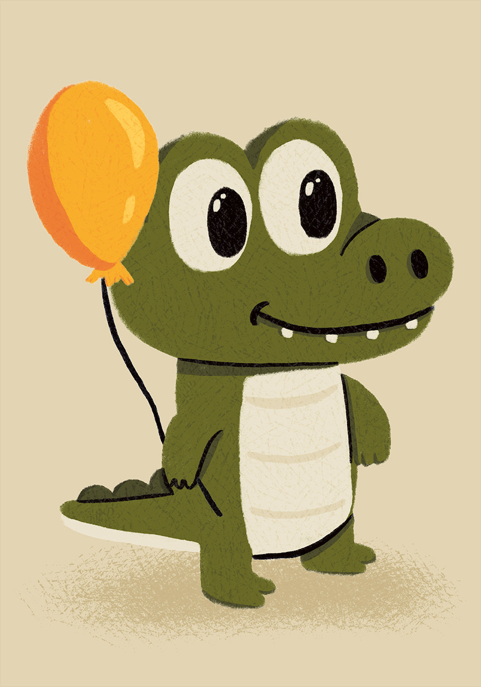 Cute Crocodile Plakat - Posterbox