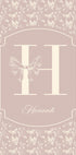 Elegant Baby Name Personal Pink Poster - Posterbox