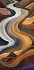 Flowing Abstract Fabric Design Plakat - Posterbox.dk