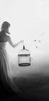 Freedom in Black and White Plakat - Posterbox.dk