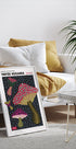Infinity Mushrooms, pink psychedelic mushroom Plakat - Posterbox.dk