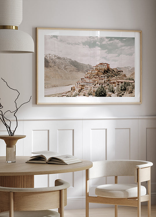 Key Monastery in the Himalayas Plakat - Posterbox.dk