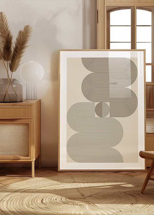 Layered Arch Lines Plakat - Posterbox