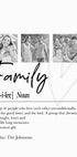 Personalized Family Definition Plakat - Posterbox.dk