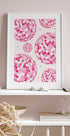 Pink Disco Vibes, Retro Dance Floor Sparkle Plakat - Posterbox.dk
