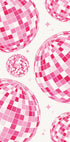 Pink Disco Vibes, Retro Dance Floor Sparkle Plakat - Posterbox.dk