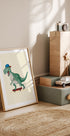 Skateboarding T-Rex Plakat - Posterbox.dk