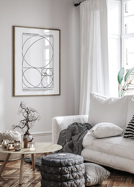 The Fibonacci Sequence Plakat - Posterbox.dk