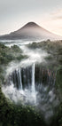 Tumpak Sewu Waterfalls and Mount Semeru Plakat - Posterbox.dk