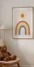Warm Rainbow and Sunbeam Plakat - Posterbox.dk