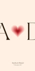 You & Me, Initials Love Plakat - Posterbox.dk