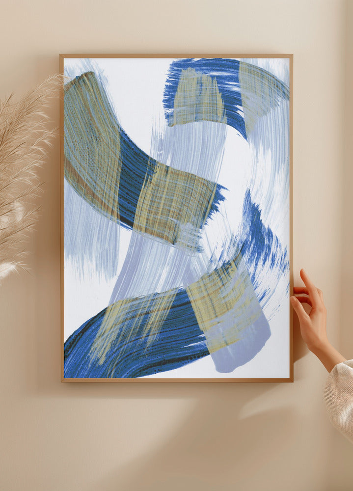 Abstract Brush Strokes 13 Plakat