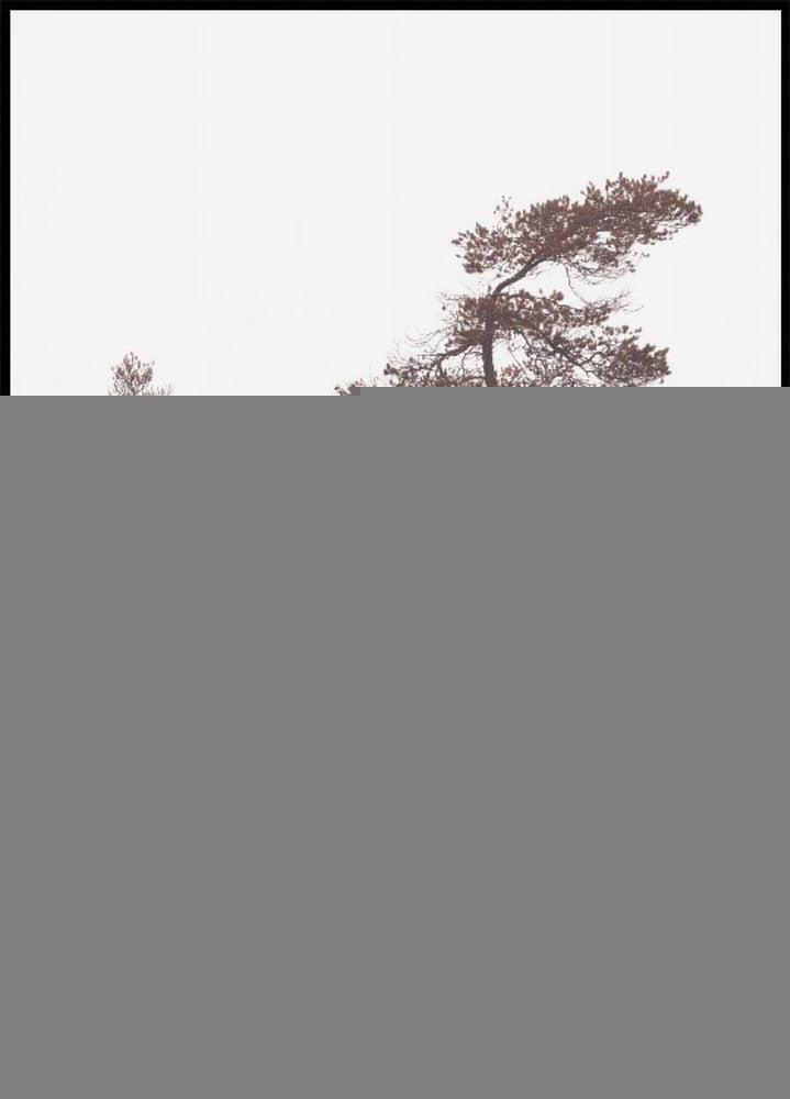 Skulpturales Kiefern-Poster