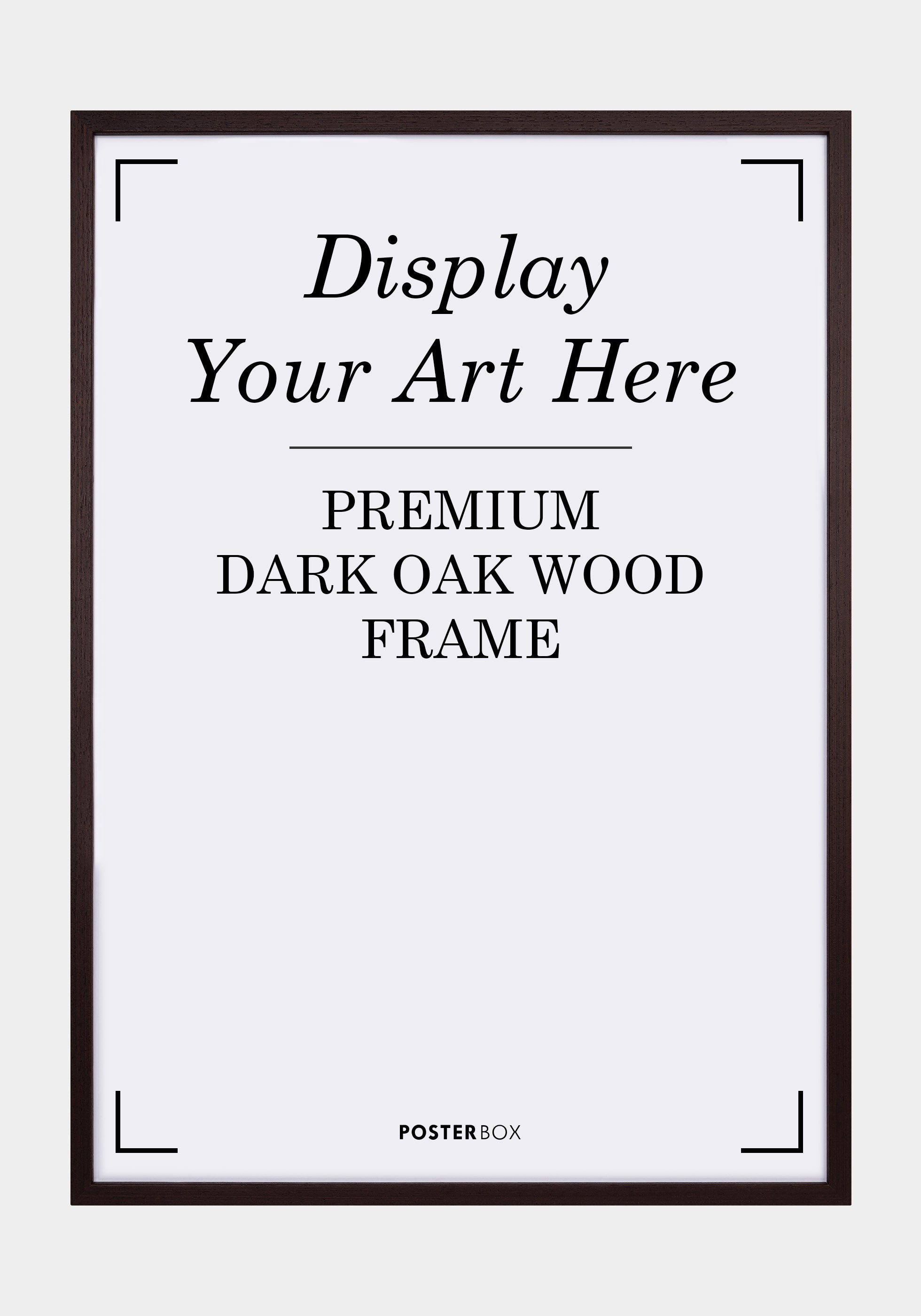 Premium-Holzrahmen Nielsen Dark Oak