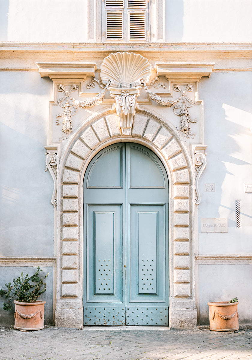 Blue tones of Rome - Italy travel photography Plakat - Posterbox