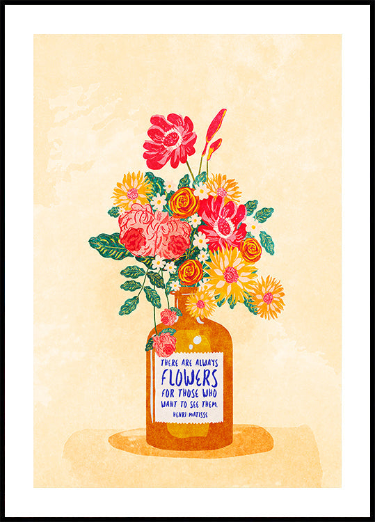 Always flowers Plakat - Posterbox