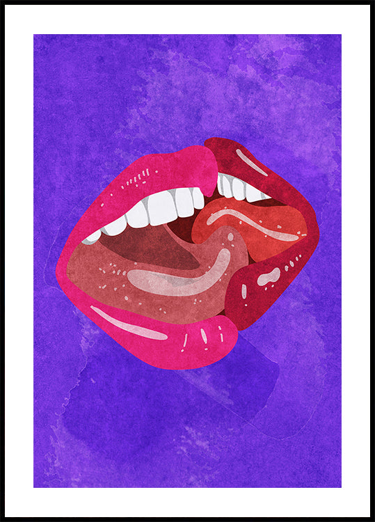 Kissing Plakat - Posterbox