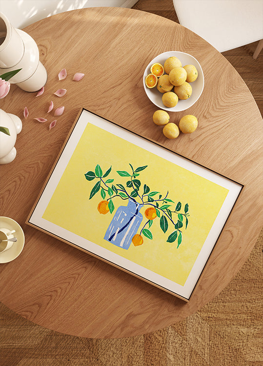 Orange Tree Poster - Posterbox